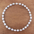 Collar de perlas cultivadas y turmalinas - Collar con cuentas de perlas cultivadas de agua dulce y turmalina