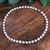 Cultured pearl and agate beaded necklace, 'Sea Catch in Orange' - Cultured Freshwater Pearl and Agate Beaded Necklace (image 2) thumbail