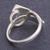 Sterling silver cocktail ring, 'Infinity Ribbon' - Hand Crafted Sterling Silver Cocktail Ring (image 2c) thumbail