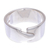 Sterling silver band ring, 'Cool Down' - Polished Sterling Silver Band Ring thumbail