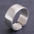 Sterling silver band ring, 'Cool Down' - Polished Sterling Silver Band Ring (image 2b) thumbail