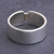 Sterling silver band ring, 'Cool Down' - Polished Sterling Silver Band Ring (image 2c) thumbail