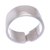 Sterling silver band ring, 'Cool Down' - Polished Sterling Silver Band Ring (image 2e) thumbail