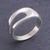 Sterling silver band ring, 'Fantasy Orbit' - Handcrafted Sterling Silver Band Ring thumbail
