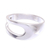 Sterling silver band ring, 'Fantasy Orbit' - Handcrafted Sterling Silver Band Ring (image 2e) thumbail