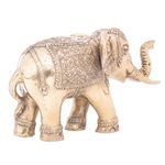 Brass sculptures, 'Royal Parade' (set of 2) - Hand Made Brass Elephant Sculptures (Set of 2)