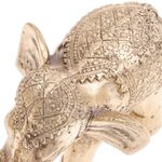 Brass sculptures, 'Royal Parade' (set of 2) - Hand Made Brass Elephant Sculptures (Set of 2)
