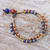 Jasper and lapis lazuli beaded bracelet, 'Carnival in Blue' - Jasper and Lapis Lazuli Beaded Bracelet (image 2) thumbail