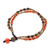 Carnelian and unakite beaded bracelet, 'Carnival in Orange' - Carnelian and Unakite Beaded Bracelet (image 2e) thumbail