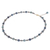 Gold-accented hematite beaded necklace, 'Bright Globe' - Gold-Accented Hematite Beaded Necklace (image 2d) thumbail
