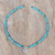 Silberne Halskette mit Anhänger - Handgefertigte Karen-Silberanhänger-Halskette