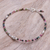 Tourmaline beaded bracelet, 'Good Vibrations in Green' - Handmade Tourmaline and Silver Beaded Bracelet thumbail