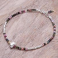 Featured review for Tourmaline beaded bracelet, Love Language in Green