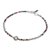 Tourmaline beaded bracelet, 'Love Language in Green' - Tourmaline and Silver Beaded Heart Bracelet (image 2d) thumbail