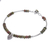 Unakite charm bracelet, 'Stillness in Green' - Unakite and Sterling Silver Leaf Charm Bracelet (image 2c) thumbail