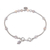 Labradorite charm bracelet, 'New Heart in Labradorite' - Labradorite and Sterling Silver Charm Bracelet (image 2e) thumbail