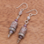 Jasper and Agate dangle earrings, 'Daily Walk' - Hand Crafted Jasper and Agate Dangle Earrings