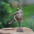 Messingskulptur - Ballerina-Skulptur aus gemischtem Metall