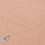 Roman glass pendant necklace, 'Glitter Moon' - Handcrafted Roman Glass Pendant Necklace