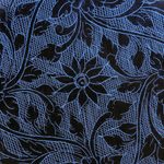 Lacquerware decorative wood box, 'Nostalgic Memory in Blue' - Blue Lacquerware Mango Wood Box