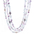 Multi-gemstone beaded necklace, 'Mellow Out' - Fluorite and Cultured Pearl Beaded Necklace (image 2e) thumbail
