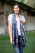 Batik cotton blend shawl, 'Azure Love' - Hand-Dyed Batik Cotton Blend Shawl