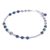 Azure-malachite beaded bracelet, 'Brighter Day in Blue' - Azure-Malachite and Sterling Silver Beaded Bracelet (image 2c) thumbail