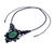 Macrame aventurine pendant necklace, 'Wild Dream in Green' - Macrame Aventurine and Brass Statement Necklace (image 2e) thumbail