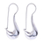 Sterling silver drop earrings, 'Rise and Shine' - Hand Crafted Sterling Silver Drop Earrings (image 2a) thumbail