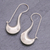 Sterling silver drop earrings, 'Rise and Shine' - Hand Crafted Sterling Silver Drop Earrings (image 2b) thumbail