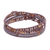 Jasper wrap bracelet, 'Earthy Mood' - Handmade Jasper and Leather Wrap Bracelet (image 2c) thumbail