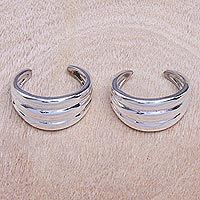 Featured review for Sterling silver ear cuffs, Silver Shores