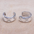 Sterling silver ear cuffs, 'Silver Fun' - Handcrafted Sterling Silver Ear Cuffs