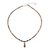 Multi-gemstone pendant necklace, 'Basking Beauty' - Handmade Tiger's Eye and Onyx Pendant Necklace (image 2d) thumbail