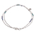 Lapis lazuli charm bracelet, 'Delicate Sea' - Lapis Lazuli and Karen Silver Charm Bracelet (image 2c) thumbail