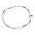 Lapis lazuli charm bracelet, 'Delicate Sea' - Lapis Lazuli and Karen Silver Charm Bracelet (image 2d) thumbail
