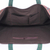 Leather-accented cotton blend yoga bag, 'Nature Fit' - Leather Accented Cotton Blend Yoga Mat Bag (image 2c) thumbail