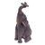 Skulptur aus Teakholz - Kunsthandwerklich gefertigte Elefantenskulptur aus Teakholz