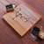 Wood board game, 'Go' - Hand Carved Raintree Wood Strategy Game thumbail