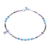 Tourmaline charm bracelet, 'Candy Sky' - Tourmaline and Karen Silver Charm Bracelet thumbail