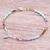 Tourmaline charm bracelet, 'Candy Sky' - Tourmaline and Karen Silver Charm Bracelet (image 2b) thumbail