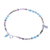 Tourmaline charm bracelet, 'Candy Sky' - Tourmaline and Karen Silver Charm Bracelet (image 2d) thumbail