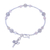 Labradorite charm bracelet, 'Mystic Wings' - Labradorite and Karen Silver Dragonfly Charm Bracelet thumbail