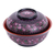 Decorative lacquerware bowl, 'Sweet Summer' - Hand-Painted Decorative Lacquerware Bowl