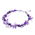 Amethyst and quartz beaded necklace, 'Violet Daydream' - Handmade Amethyst and Quartz Beaded Necklace (image 2e) thumbail
