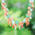 Multi-gemstone beaded necklace, 'Bright Garden' - Handcrafted Aventurine and Chalcedony Beaded Necklace (image 2) thumbail