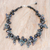 Multi-gemstone beaded necklace, 'Wishing Pool' - Handmade Agate and Cultured Pearl Beaded Necklace (image 2b) thumbail