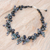 Multi-gemstone beaded necklace, 'Wishing Pool' - Handmade Agate and Cultured Pearl Beaded Necklace (image 2c) thumbail
