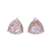 Quartz stud earrings, 'Glittery Night' - Sterling Silver and Rutilated Quartz Stud Earrings