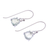 Prehnite dangle earrings, 'Free Love in Ice Blue' - Prehnite and Sterling Silver Dangle Earrings (image 2c) thumbail